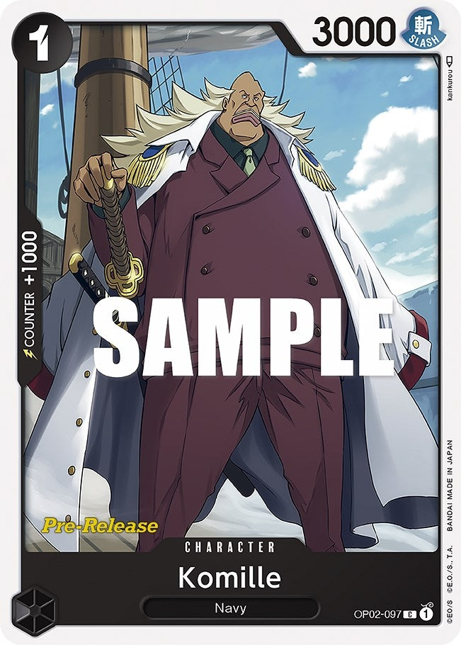 Image for Komille (OP02-097) [Paramount War Pre-Release Cards] - One Piece Card Game