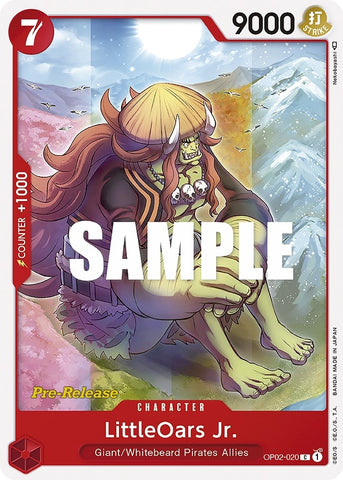 Image for LittleOars Jr. (OP02-020) [Paramount War Pre-Release Cards] - One Piece Card Game