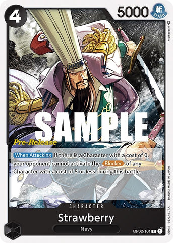 Image for Strawberry (OP02-101) [Paramount War Pre-Release Cards] - One Piece Card Game