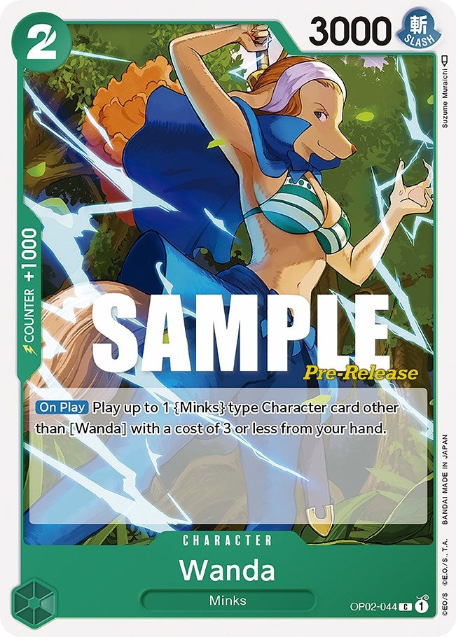 Image for Wanda (OP02-044) [Paramount War Pre-Release Cards] - One Piece Card Game