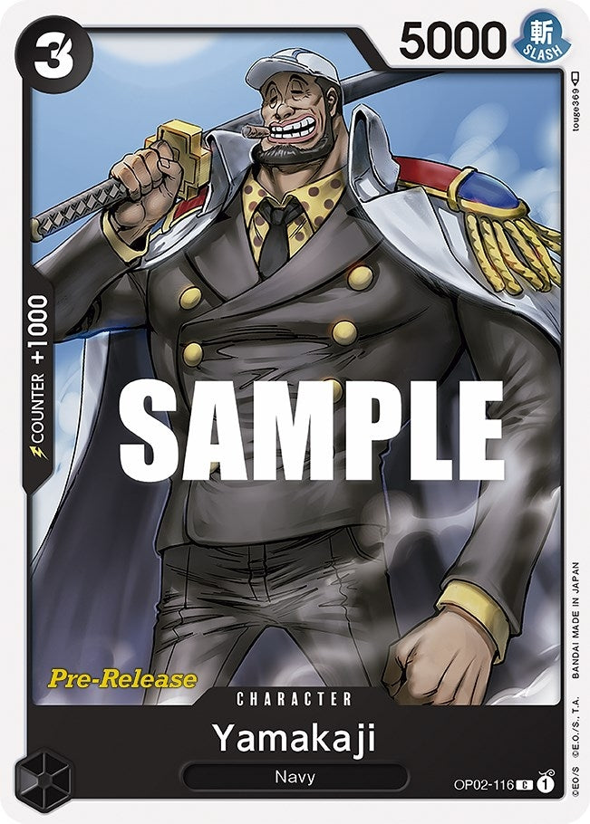 Image for Yamakaji (OP02-116) [Paramount War Pre-Release Cards] - One Piece Card Game