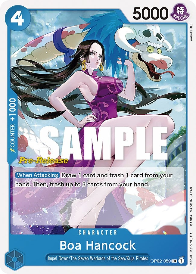 Image for Boa Hancock (OP02-059) [Paramount War Pre-Release Cards] - One Piece Card Game