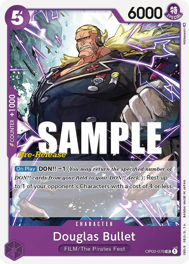 Image for Douglas Bullet (OP02-079) [Paramount War Pre-Release Cards] - One Piece Card Game