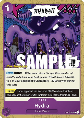 Image for Hydra (OP02-090) [Paramount War Pre-Release Cards] - One Piece Card Game