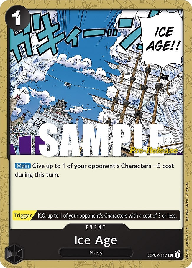 Image for Ice Age (OP02-117) [Paramount War Pre-Release Cards] - One Piece Card Game