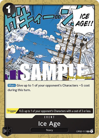 Image for Ice Age (OP02-117) [Paramount War Pre-Release Cards] - One Piece Card Game