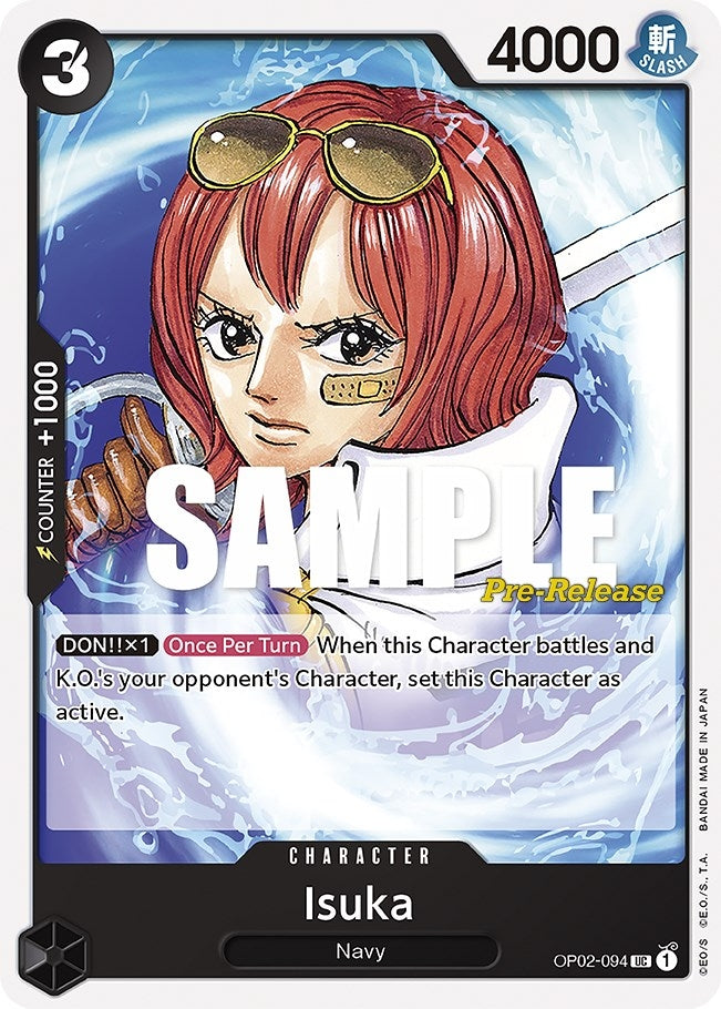 Isuka (OP02-094) [Paramount War Pre-Release Cards]
