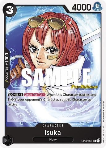 Isuka (OP02-094) [Paramount War Pre-Release Cards]