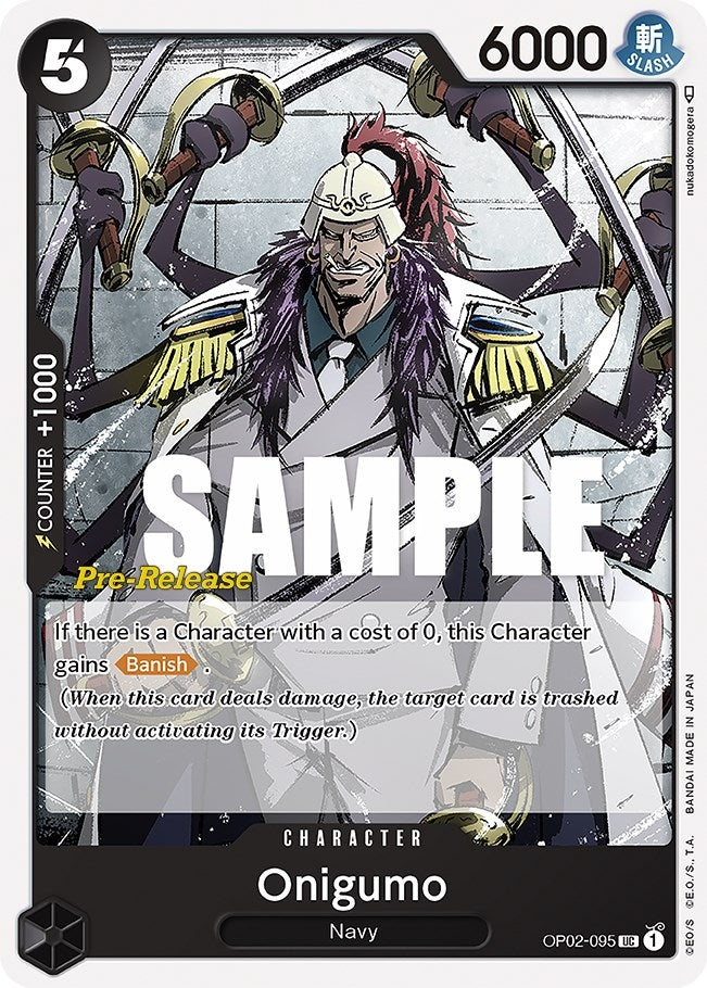 Image for Onigumo (OP02-095) [Paramount War Pre-Release Cards] - One Piece Card Game