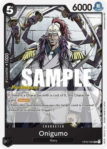 Image for Onigumo (OP02-095) [Paramount War Pre-Release Cards] - One Piece Card Game