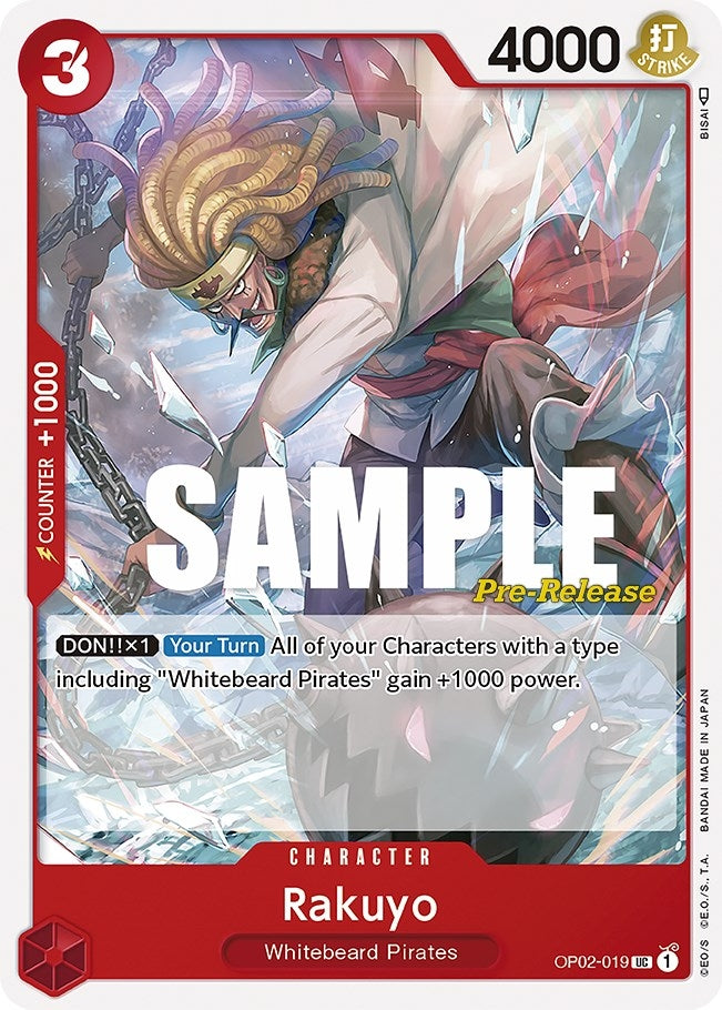 Image for Rakuyo (OP02-019) [Paramount War Pre-Release Cards] - One Piece Card Game
