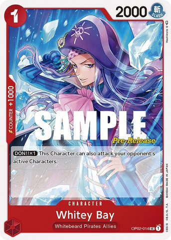 Whitey Bay (OP02-014) [Paramount War Pre-Release Cards]