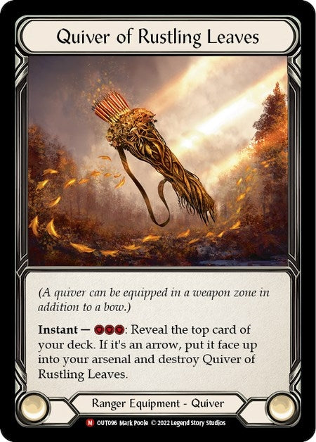 Quiver of Rustling Leaves [OUT096] (Outsiders) Rainbow Foil