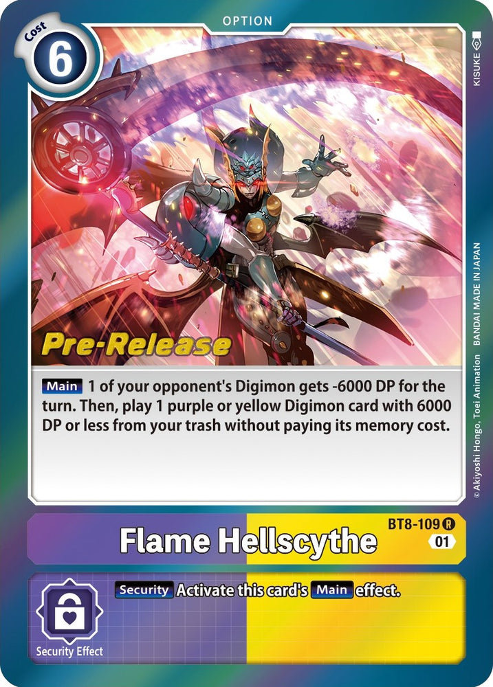 Flame Hellscythe [BT8-109] [New Awakening Pre-Release Cards]