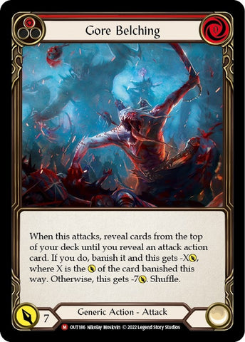 Gore Belching [OUT186] (Outsiders) Rainbow Foil