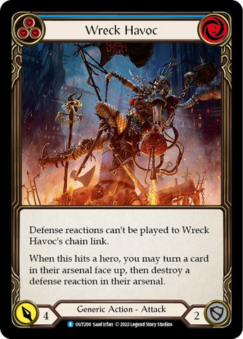 Wreck Havoc (Blue) [OUT200] (Outsiders) Rainbow Foil