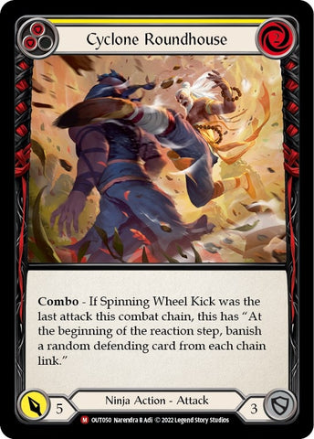 Cyclone Roundhouse [OUT050] (Outsiders) Rainbow Foil