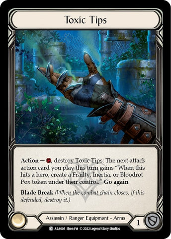 Toxic Tips [ARA005] [Outsiders Arakni Blitz Deck]
