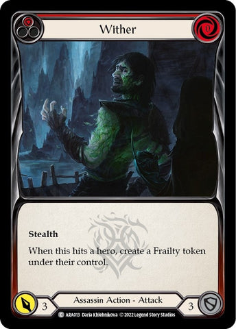 Wither (Red) [ARA013] [Outsiders Arakni Blitz Deck]