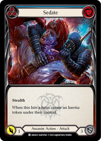 Sedate (Blue) [ARA024] [Outsiders Arakni Blitz Deck]