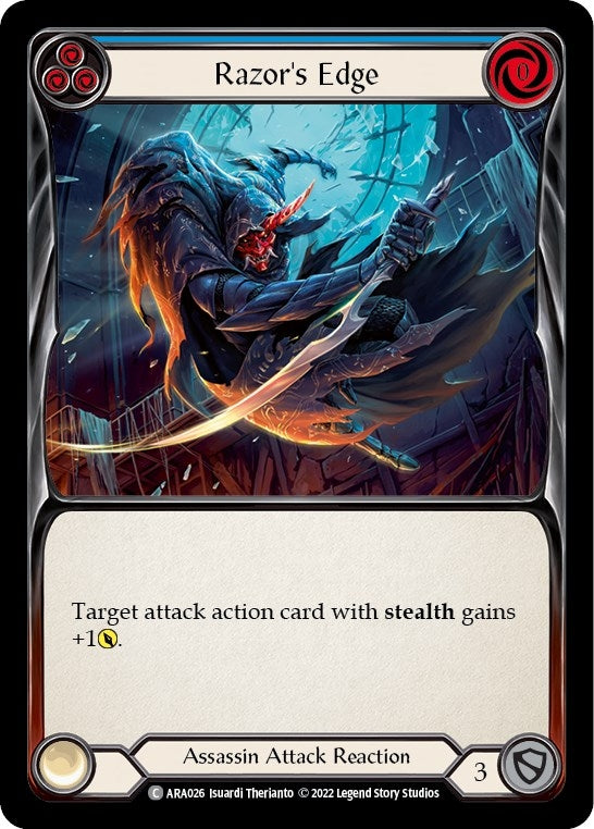 Razor's Edge (Blue) [ARA026] [Outsiders Arakni Blitz Deck]