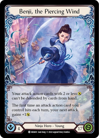 Benji, the Piercing Wind [BEN001] [Outsiders Benji Blitz Deck]