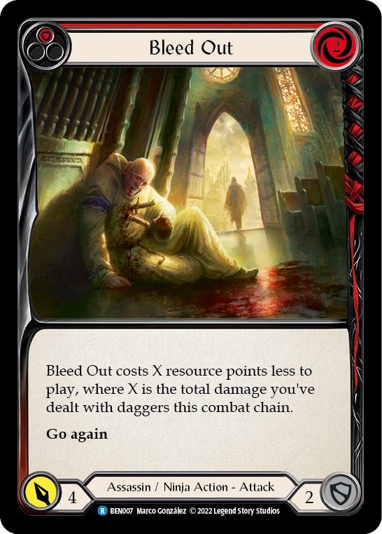 Bleed Out (Red) [BEN007] [Outsiders Benji Blitz Deck]