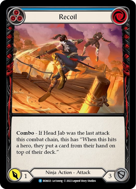 Recoil (Blue) [BEN023] [Outsiders Benji Blitz Deck]