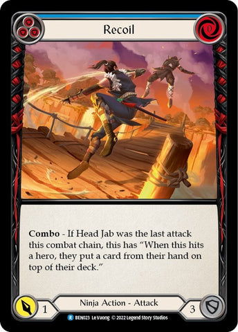 Recoil (Blue) [BEN023] [Outsiders Benji Blitz Deck]