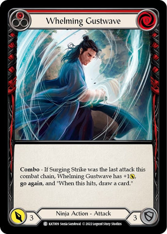 Whelming Gustwave (Red) [KAT009] [Outsiders Katsu Blitz Deck]