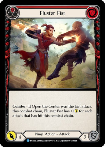 Fluster Fist (Red) [KAT011] [Outsiders Katsu Blitz Deck]