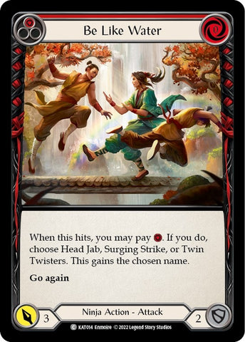 Be Like Water (Red) [KAT014] [Outsiders Katsu Blitz Deck]