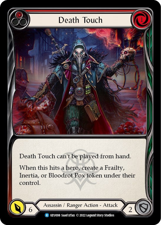 Death Touch (Red) [UZU008] [Outsiders Uzuri Blitz Deck]