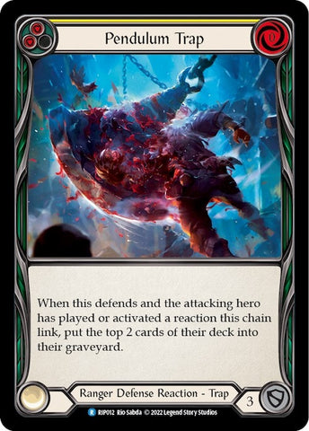Pendulum Trap (Yellow) [RIP012] [Outsiders Riptide Blitz Deck]
