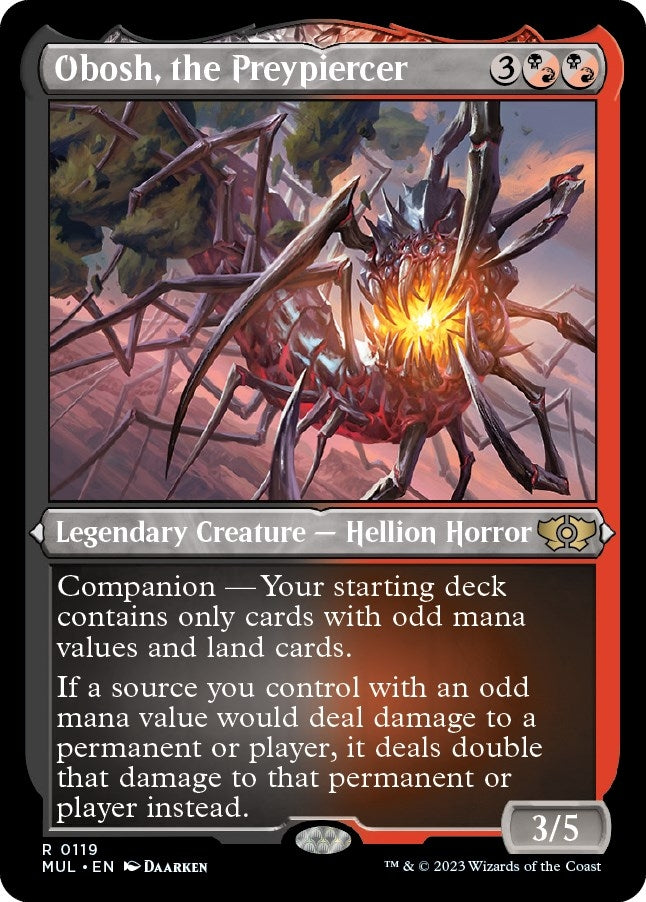 Obosh, the Preypiercer (Foil Etched) [Multiverse Legends]