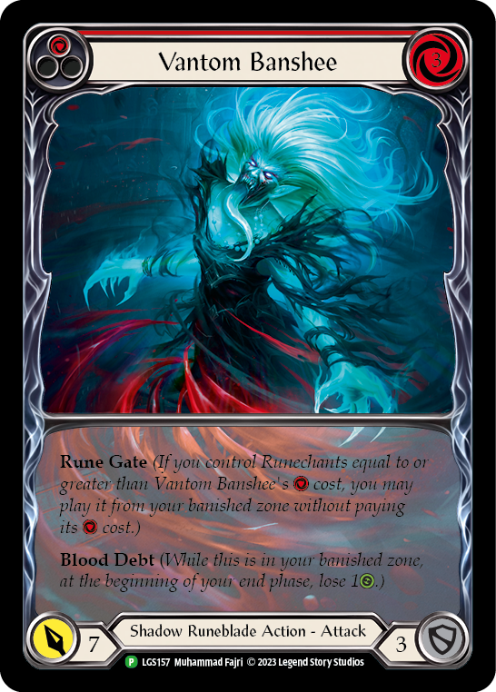 Vantom Banshee (Red) (Extended Art) [LGS157] (Promo) Rainbow Foil
