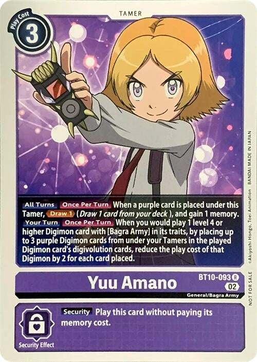Yuu Amano [BT10-093] [Revision Pack Cards]