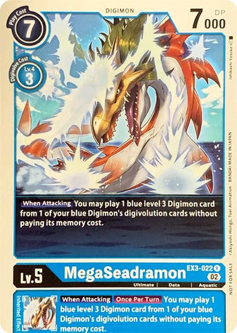 MegaSeadramon [EX3-022] [Revision Pack Cards]