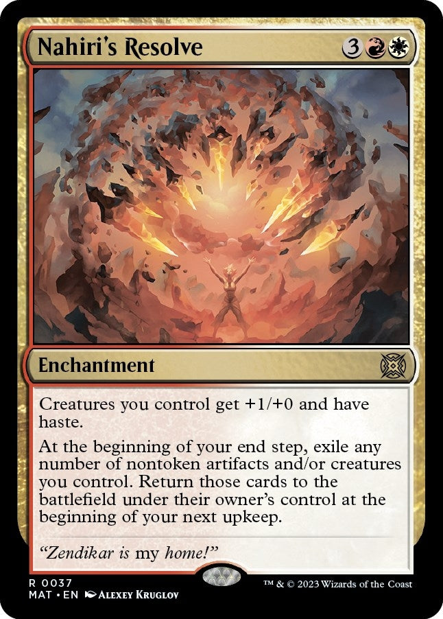 Nahiri's Resolve [March of the Machine: The Aftermath]