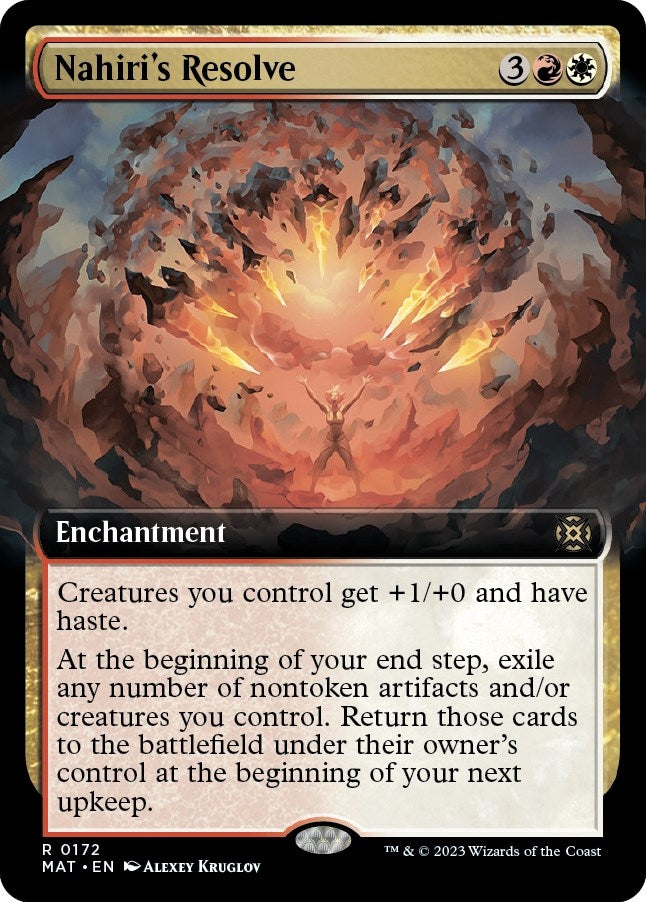Nahiri's Resolve (Extended Art) [March of the Machine: The Aftermath]
