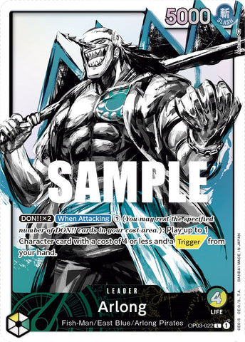 Arlong (Alternate Art) (OP03-022) [Pillars of Strength]
