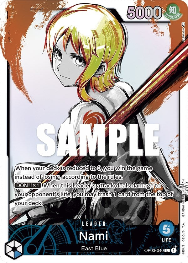Image for Nami (040) (Alternate Art) (OP03-040) [Pillars of Strength] - One Piece Card Game