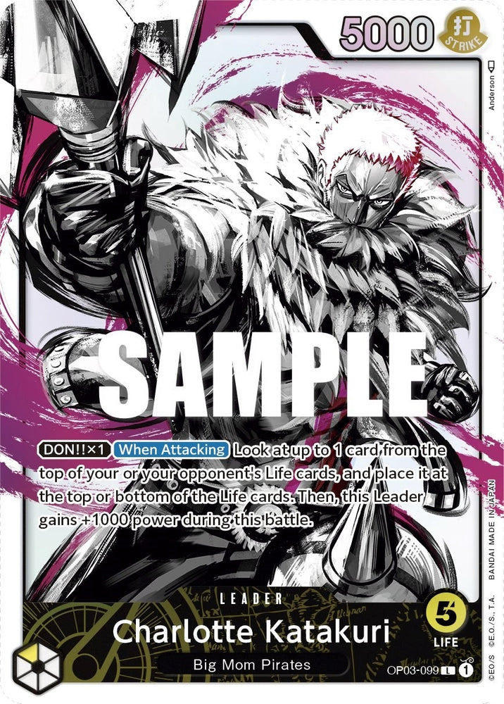 Image for Charlotte Katakuri (099) (Alternate Art) (OP03-099) [Pillars of Strength] - One Piece Card Game