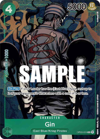 Image for Gin (Alternate Art) (OP03-024) [Pillars of Strength] - One Piece Card Game