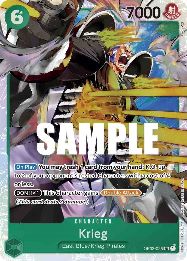 Image for Krieg (OP03-025) [Pillars of Strength] - One Piece Card Game