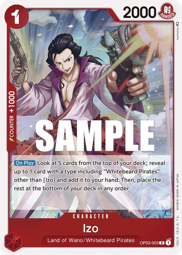 Image for Izo (OP03-003) [Pillars of Strength] - One Piece Card Game