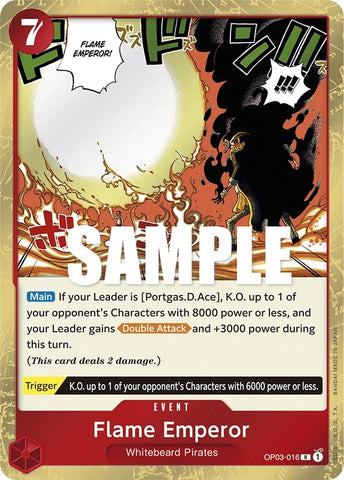 Image for Flame Emperor (OP03-016) [Pillars of Strength] - One Piece Card Game
