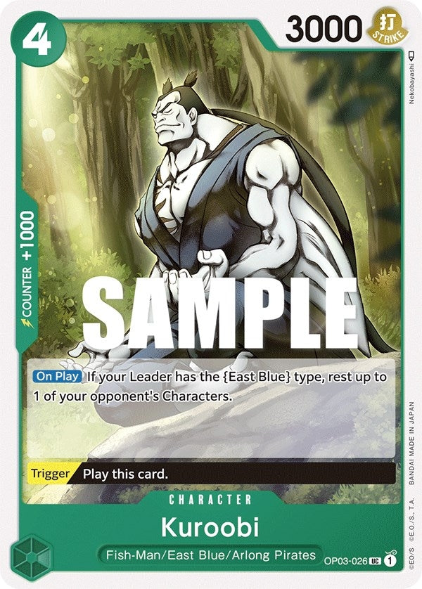 Image for Kuroobi (OP03-026) [Pillars of Strength] - One Piece Card Game