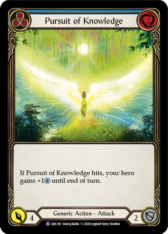 Pursuit of Knowledge [U-ARC161] (Arcane Rising Unlimited)  Unlimited Rainbow Foil