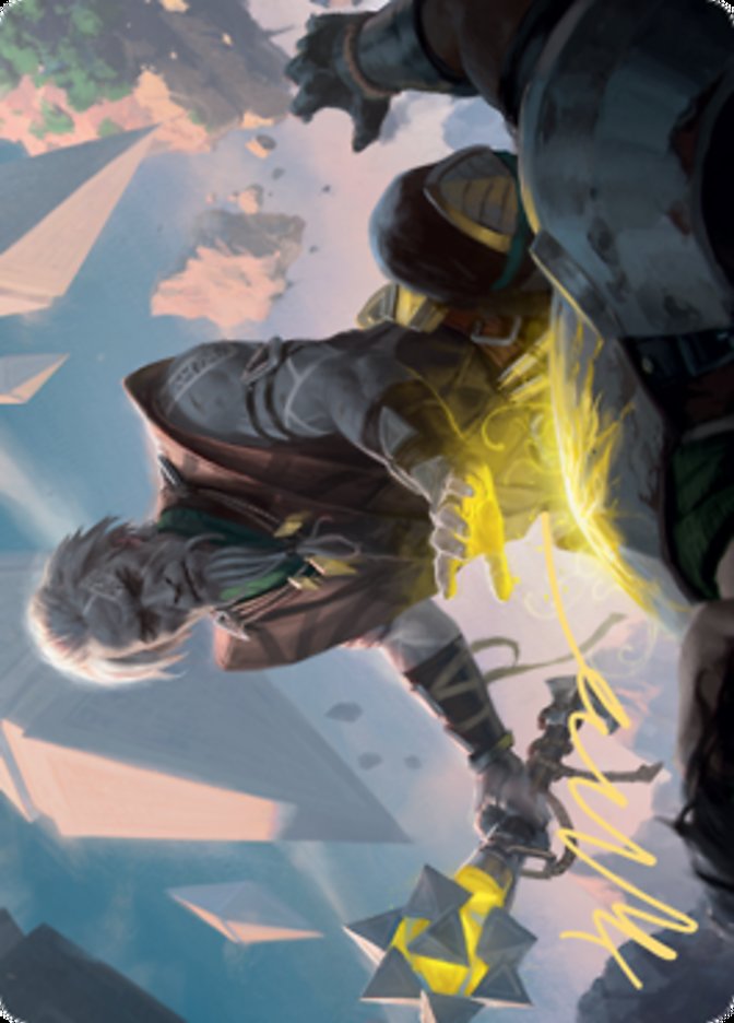Expedition Healer Art Card (Gold-Stamped Signature) [Zendikar Rising Art Series]